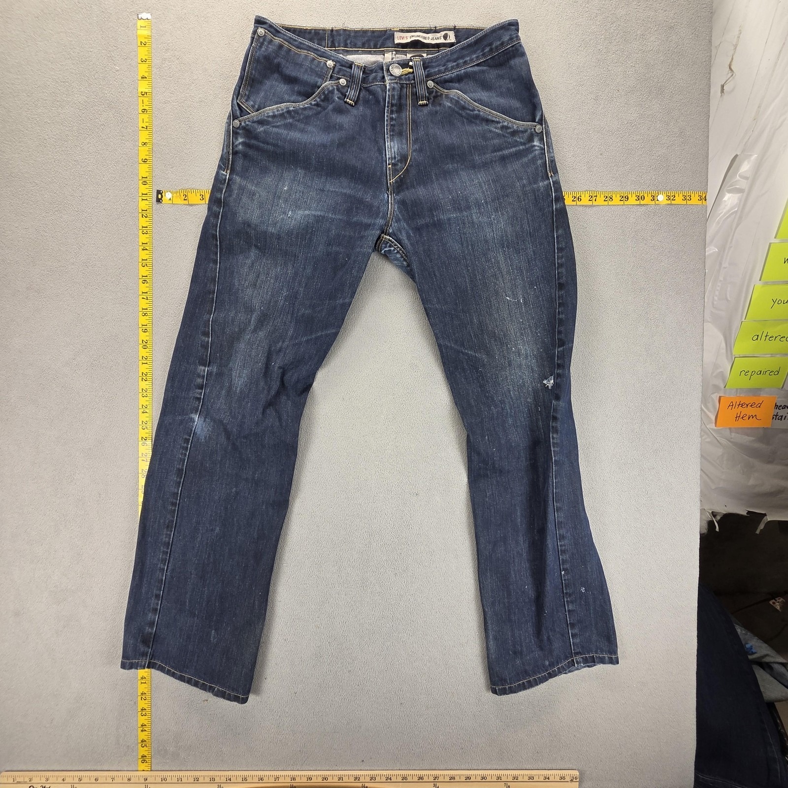 Vintage Levis Engineered Jeans Mens Blue 10th Anniversary Twisted Fits 32x30